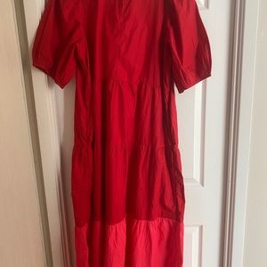 Old navy red and pink dress
